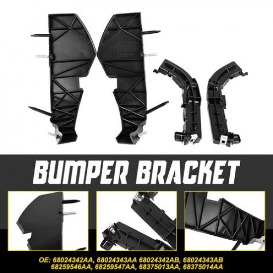 For Dodge Challenger 2015- Front Bumper Cover Support Mounting Kit Bracket