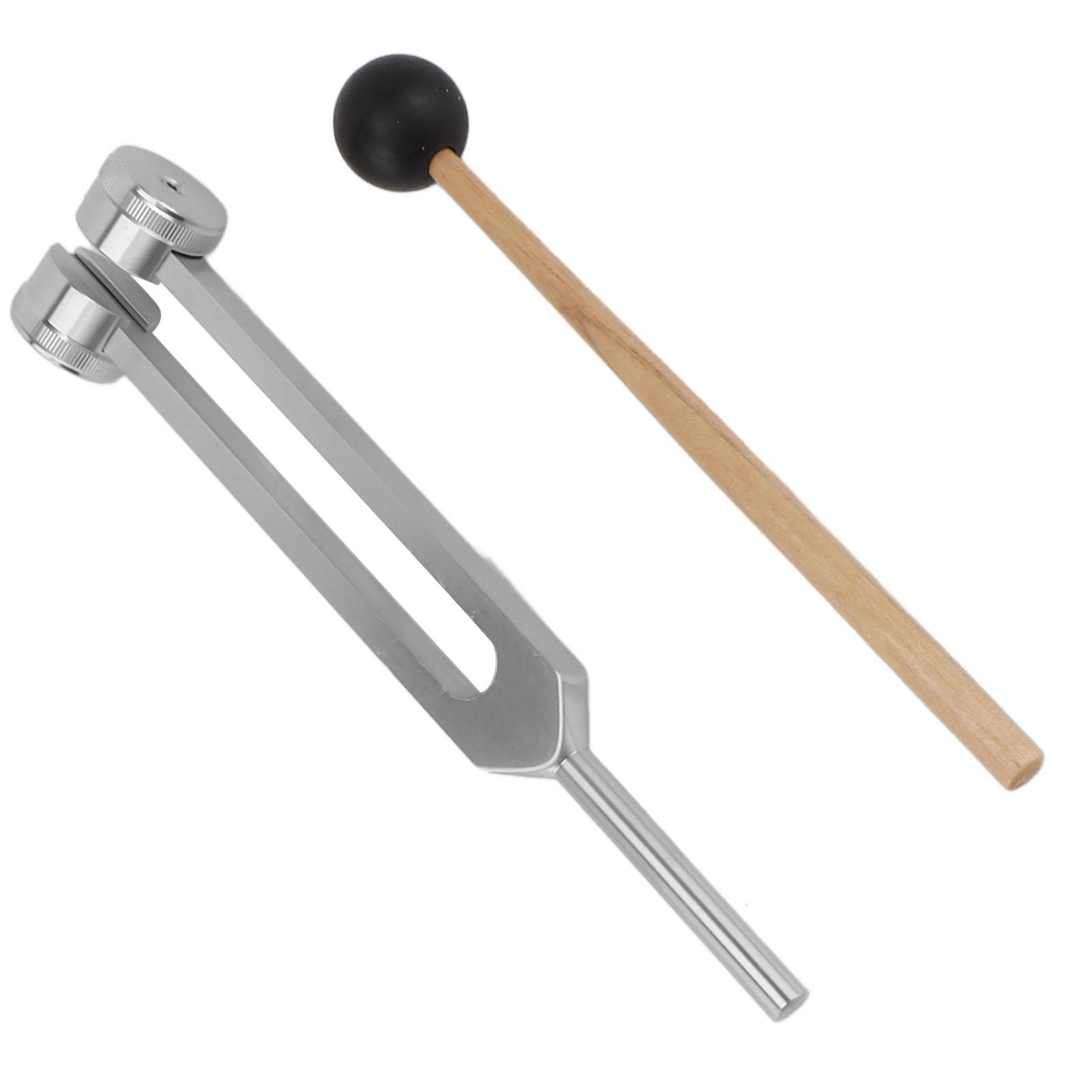 

Набор камертонов Профессиональный лечебный инструмент 128 Камертон из алюминиевого сплава Сенсорный камертон с молоточком