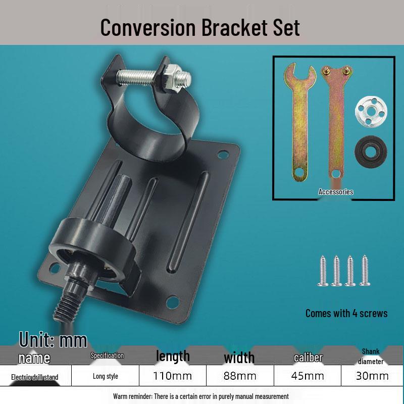 Hand Drill-to-Grinder Conversion Kit: Cutting, Polishing & Grinding Accessory Set