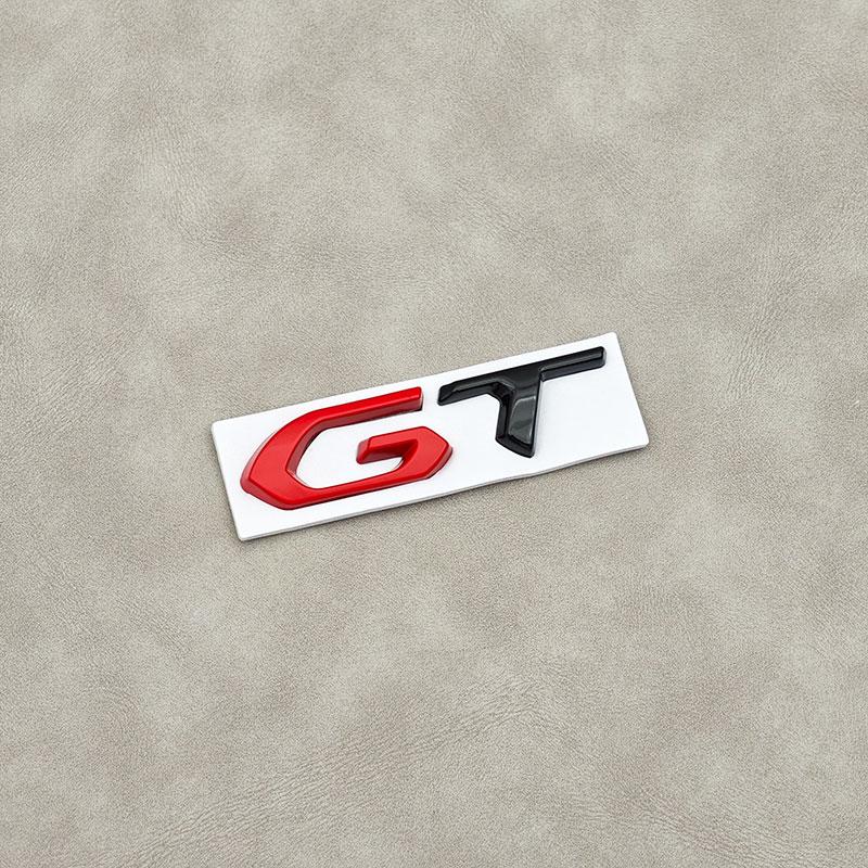 3D Metal GT Logo GT Line Badge Car Rear Trunk Sticker Emblem For Peugeot 308 407 106 205 206 208 108 406 408 306 Accessories