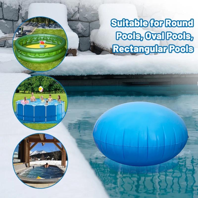 Extra-Großes Winter-Pool-Luftkissen - Kältebeständige aufblasbare Schutzabdeckung