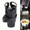360 Rotating Dual Cup Holder Adjustable Drink Holder Aromatherapy Organizer  Automobile Accessory
