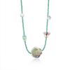 Crystal Shell Pendant Necklace Sea Beach Bohemia Beads Chain Choker  Vacation