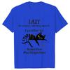 Black Cat I Was Told To Check My Cattitude T Shirt for Men Women Tops Funny T Shirt Short Sleeve Tees Summer Brand Tee Shirt