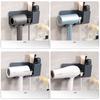 Hair Dryer Bracket No Punching Bathroom Hair Dryer Hanger Toilet Multifunctional Rack Hair Dryer Placement Rack