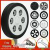 Universal Telescopic Luggage Wheels & Leather Case Replacement Rollers with Password Lock.