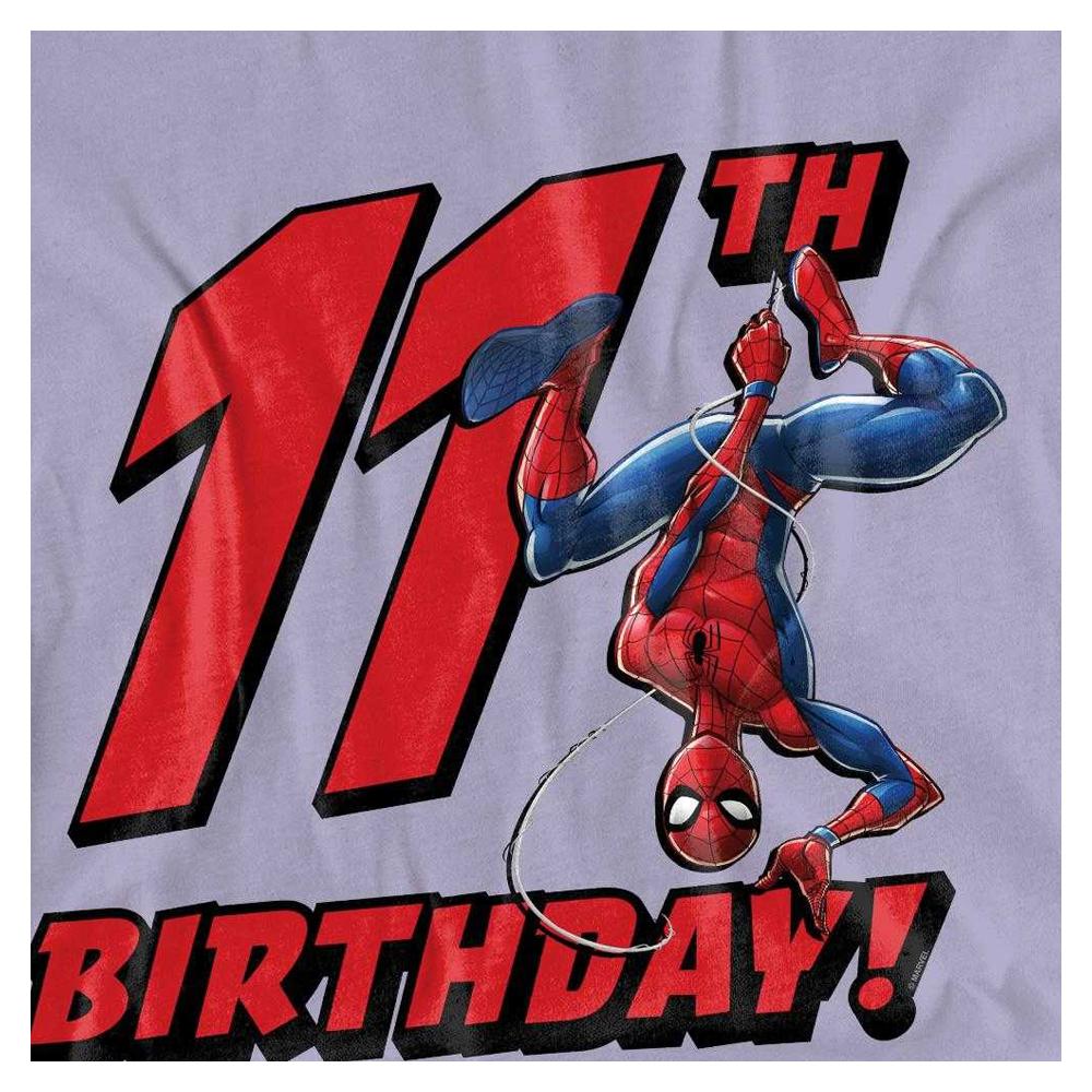 Spider-Man Womens/Ladies 11th Birthday T-Shirt