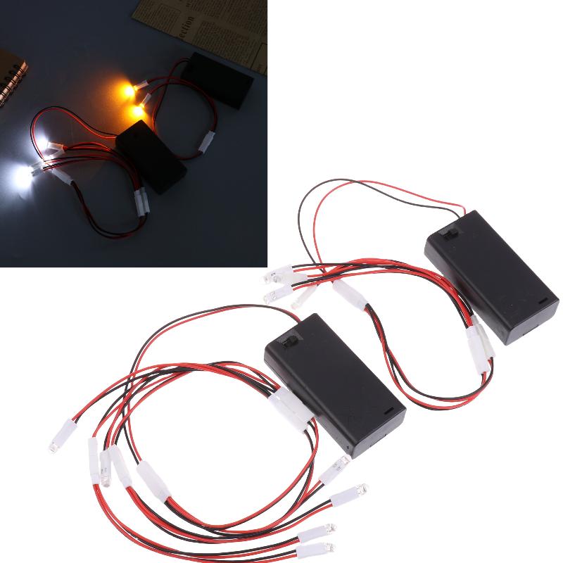 1 Bucată DIY Creativ Handmade Model Lumină Păpușă Casă de Păpuși Margele Lampă LED 3V Ultra Luminoase Micul Lumina de Noapte Nu. 5 Baterii Bec Mic