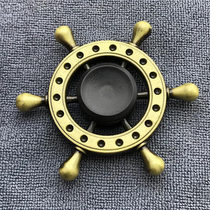 Bronze Color Metal Fidget Spinner R188 Mute Bearing Alloy Hand Spinner Stress Relief Decompression Toys for Kids Adult Gifts