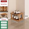 2-9Layer Small Household Shoe Storage Bamboo Simple Shoe Rack Shoe Rack Household Doorstep Storage Rack Tool Corner Organizer