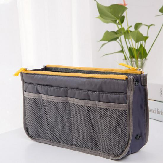 Double Zipper Multi-Purpose Bag: Storage, Cosmetic, Sponge, and Liner Bag