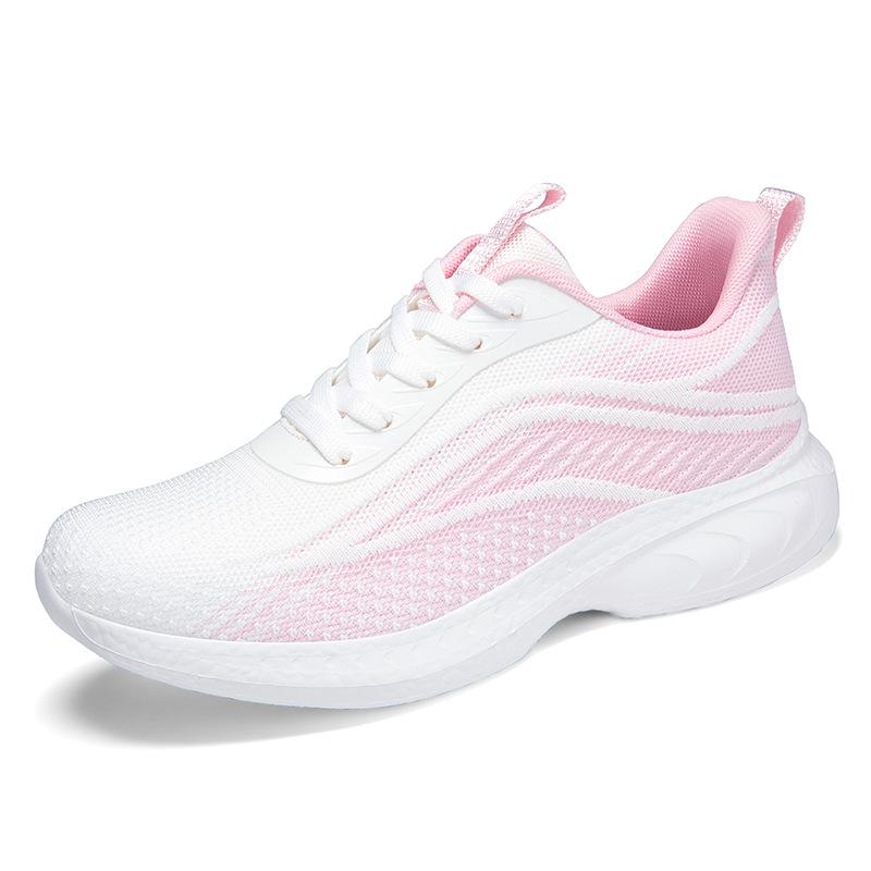 Sneakers women's new spring and autumn non-slip soft sole wear-resistant mesh breathable casual shoes versatile ultra-light running shoes