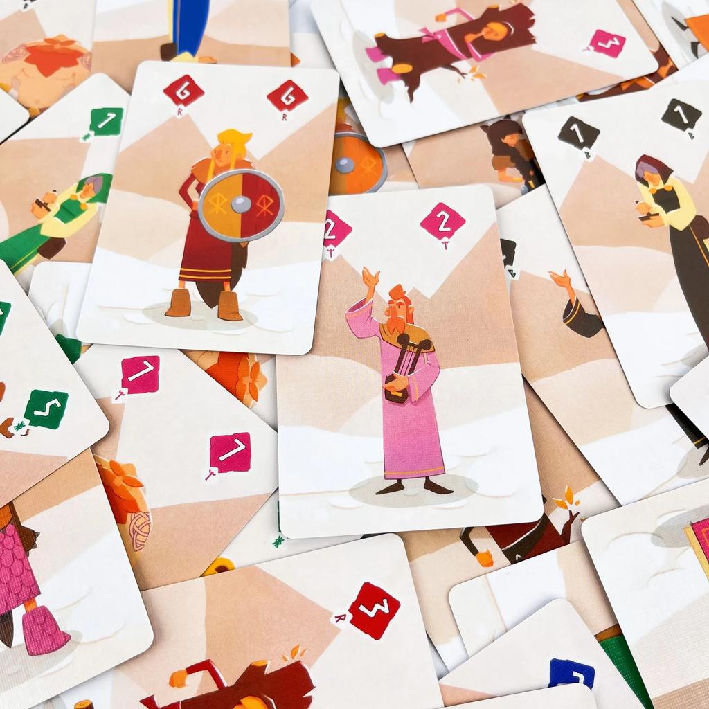 ODIN Kart Oyunu Aile Parti Gecesi Masa Oyunu Basitleştirilmiş Çince Kendin Yap Baskısı 2-6 Oyuncu İçin 15 Dakika