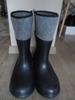 Men' Felt Wellington Boots, Pvc, Size 41 1 Pc