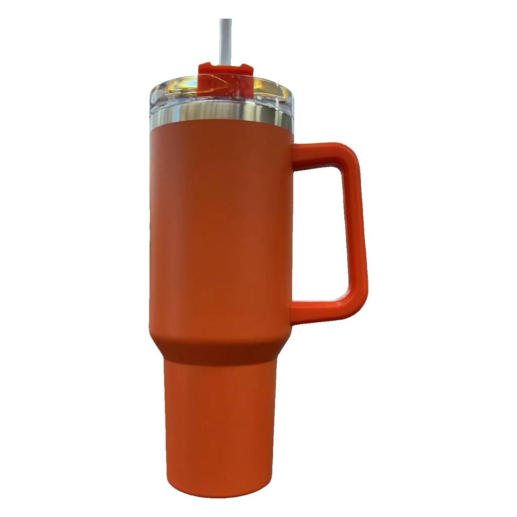 40oz Car Cup with Handle, Car Insulated Cup, Beer Cup, Large Capacity Vacuum Cup, Ice Cream Cup, Insulated Water Bottle
