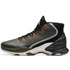 New Speedy Decision Shock Absorbers Slip Resistant Abrasion Resistant High Top Basketball Shoes Men's Black Green 11841301-6