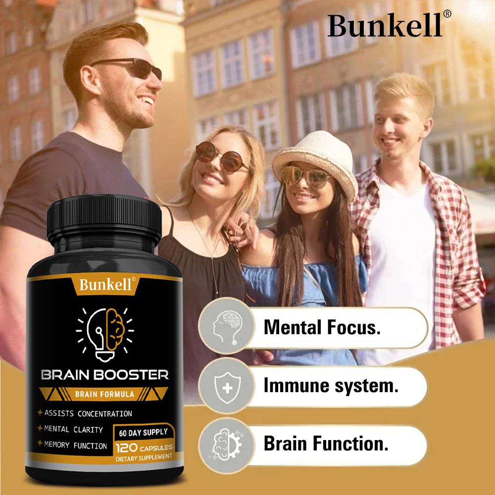 Ginkgo Biloba Extrakt Nahrungsergänzungsmittel, Mit Vitamin B12, 120 Kapseln Pro Flasche