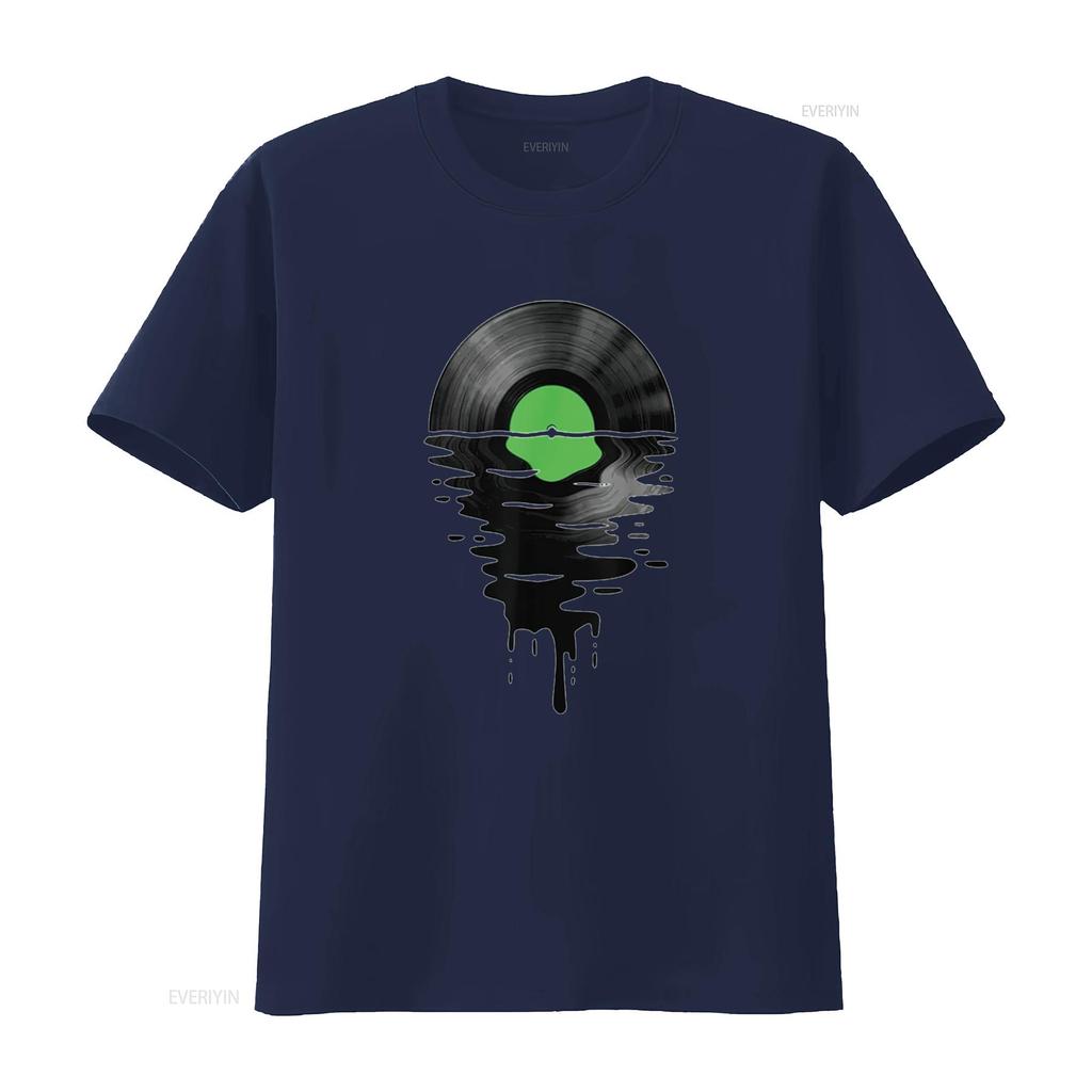 Mens Vinyl Record Music LP Classic 80s Sunset T Shirt White X Large vintage Washed Slightly streetwear Soft Casual Comfortable