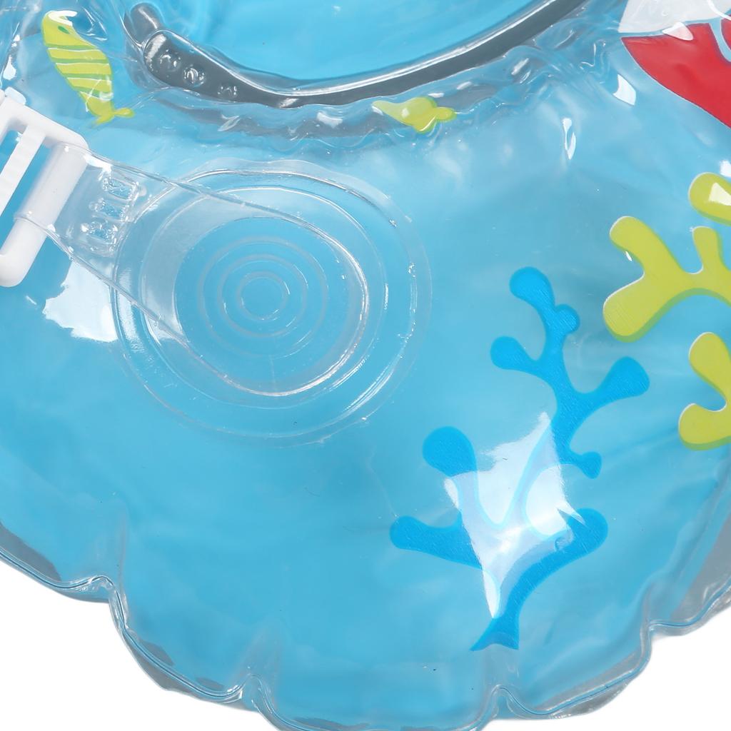 Baby Swimming   Thicken Inflatable Prevent   Lkage Baby Swimming Gr with Bells for Newborn Blue