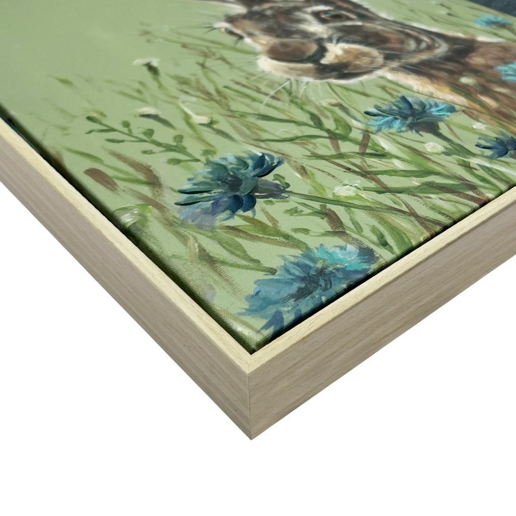 Louise Brown Hazel Hare Canvas Print