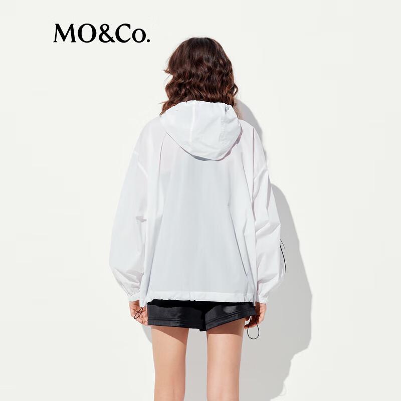 MO&Co. Qin Lan Collection UPF50+ Sun Protection Hooded Windbreaker Jacket