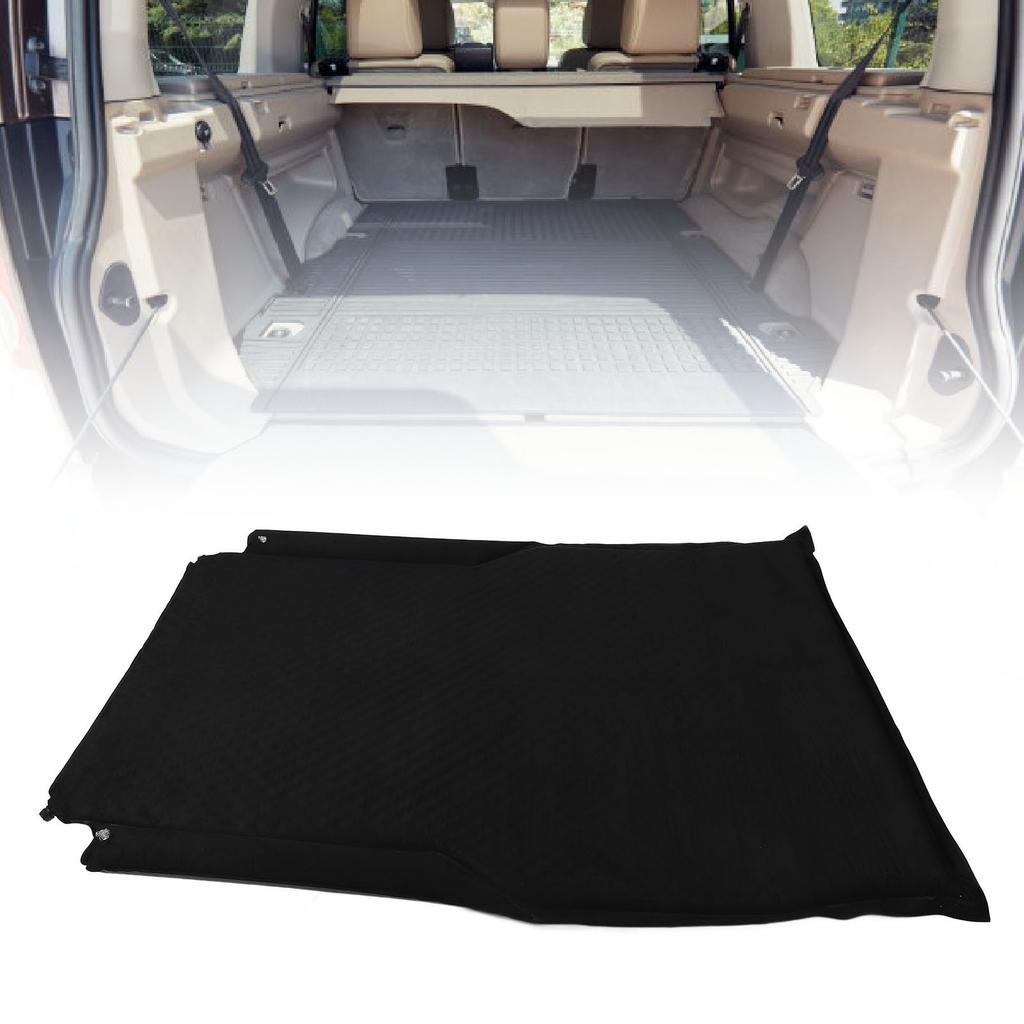 Inflatable SUV Mattress Bed Built in Pillow with Guard Wing 5cm Thick Suede Blow Up Camping Car Sleeping Mattress for Mid Large Minivan Truck