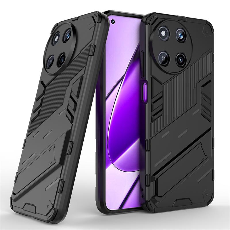 For Cover OPPO Realme 11 Case Realme 11 4G Global Capas Shockproof Bumper Kickstand Back Holder Cover Realme11 Realme 11 Fundas