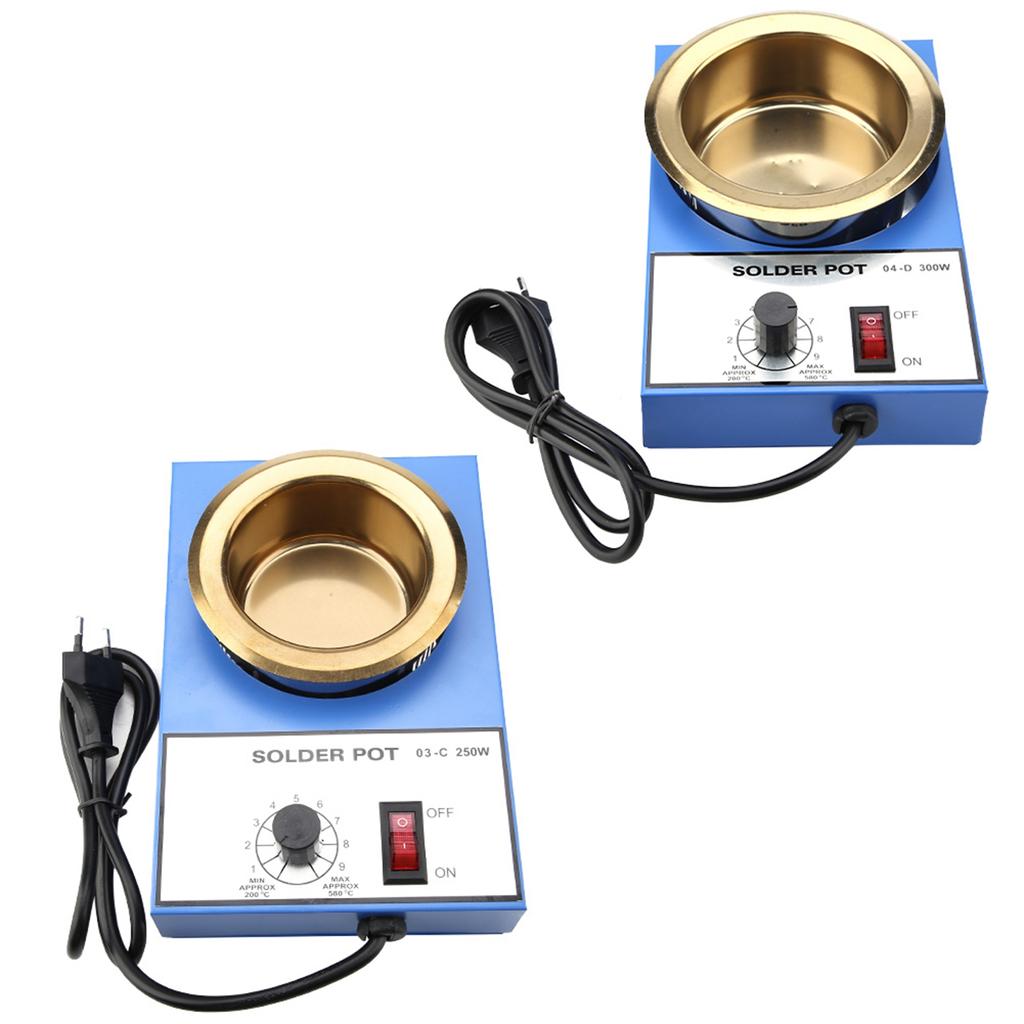 100mm Solder Pot Soldering Pot Desoldering Bath EU Plug
