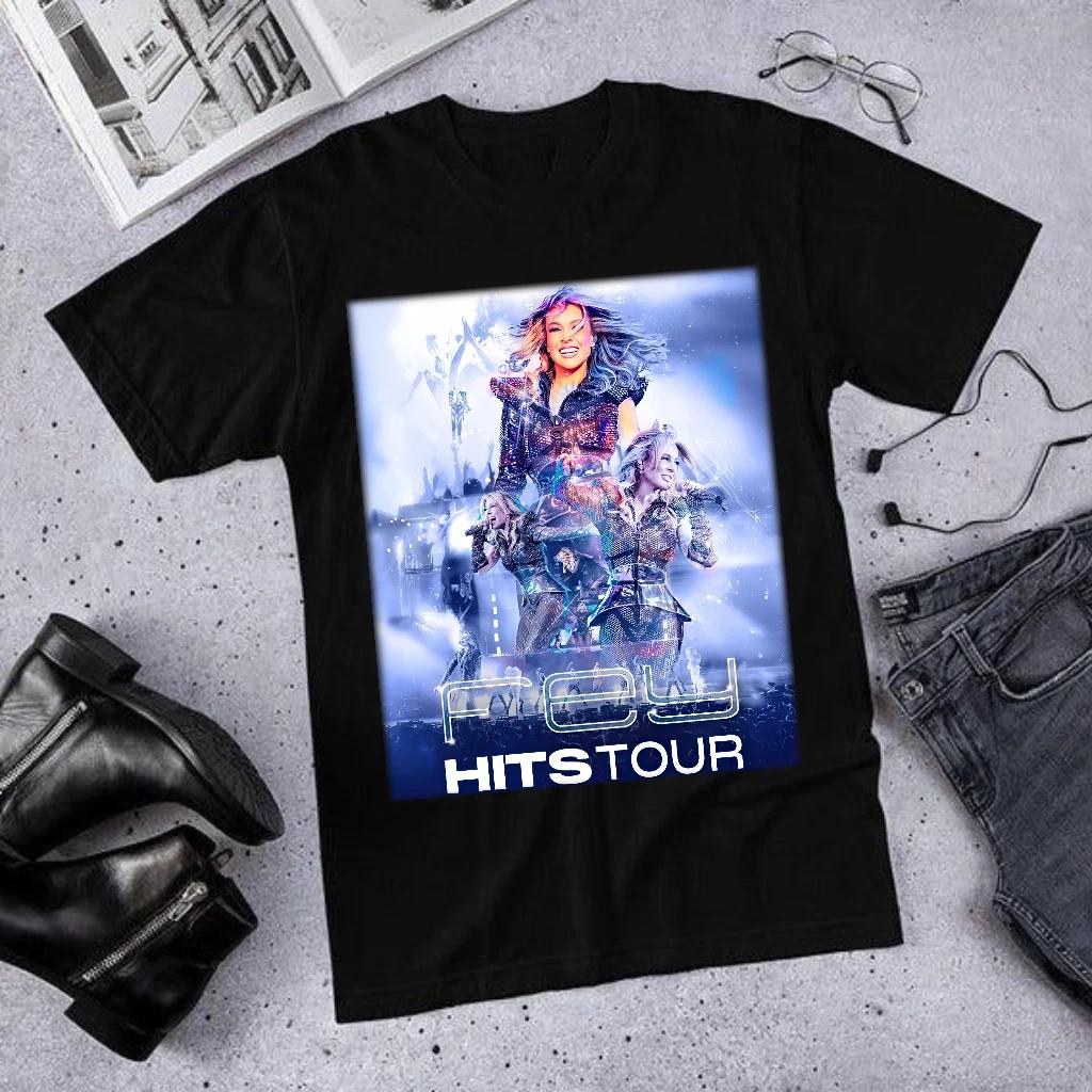 NEW FEY Hits Tour Black Cotton Short Sleeve Shirt – All Sizes L