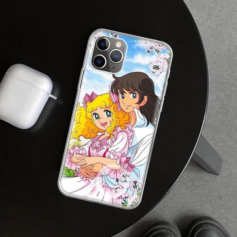 Candy 90s Anime Phone Case Cover for iPhone 11 12 13 Mini 14 15 Plus 16 Pro Max 17 Air 7 8 + SE Art Customized Fundas 11 12 13 M