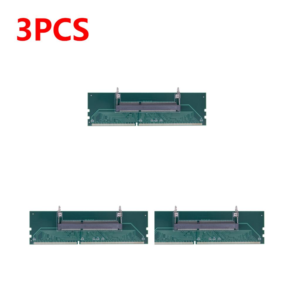 1-5 adet DDR3 DDR4 Dizüstü Bilgisayar Masaüstü Bilgisayar Bellek Adaptör Kartı SO-DIMM'den PC DIMM Kart Konektörüne Kart Bellek Çubuğu RAM Konektör Adaptörü
