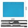 Magnetic Heat-Resistant Silicone Repair Mat for Mobile Device Repairs