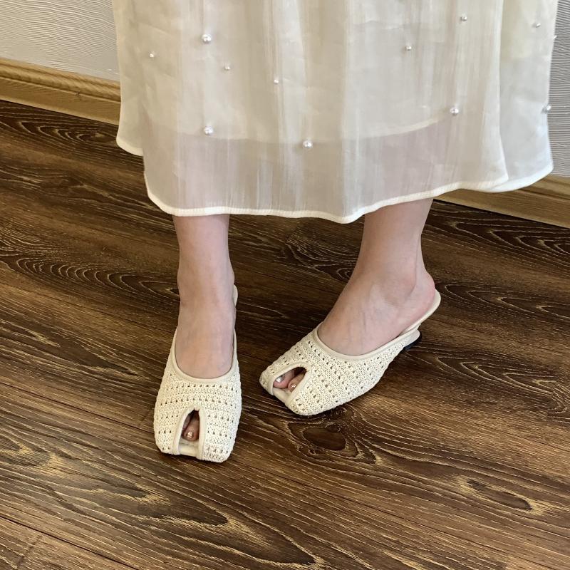 Móda Vysoké podpatky Dámské pantofle Designérská móda Mules Boty Chůze Letní šaty Sandály 2025 Dámské ležérní lodičky Sexy Mujer Zapatos