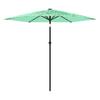 Vidaxl Parasol Ogrodowy Na Stalowym Słupku, Zielony, 268X268X226 Cm