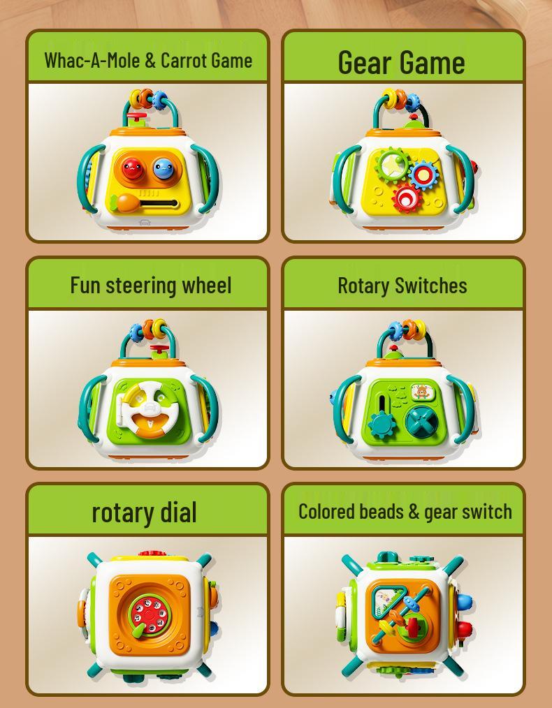 Magic Hex Cube: Early Education Toy for Infants and Toddlers – Intellectual Grasp Training, Enlightenment, and Busy Activity Ball