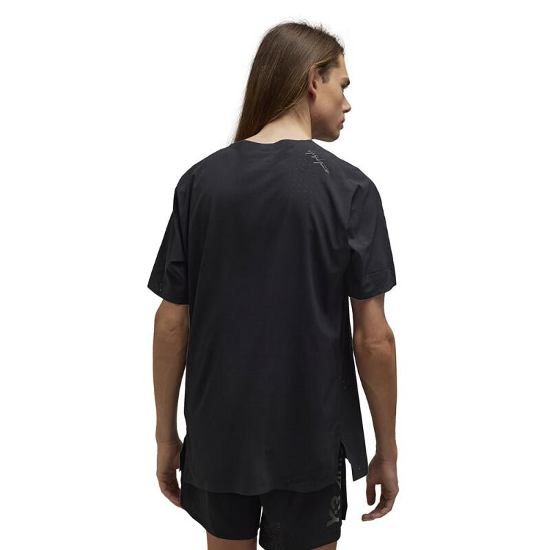 Y-3 Běžecké tričko Černé Pánské Topy IQ0429