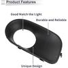 Front Right Fog Light Grill for BMW X5 2004-2006 Front Lower Bumper Fog Light Cover Inserts No.51117129300 ABS 1 Pc