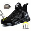 High Top Safety Shoes Men Work Shoes Men Women Work Safety Boots Men's Work Shoes Fashion Security Protective Boots