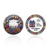 Happy Birthday Coins, Zinc Alloy, Gold Commemorative Coins, Collected Commemorative Medals, Badges, Antique Handicrafts