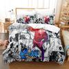 3D Anime Escanor The Seven Deadly Sins Bedding Set Single Twin Full Queen King Size Bed Set Adult Kid Bedroom Duvetcover Sets