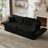 Modern Minimalist Sofa with Multifunctional Conversion - Sofa Bed for Living Room, Offices and Studios, Foldable Double Sofa Bed for Small Apartments