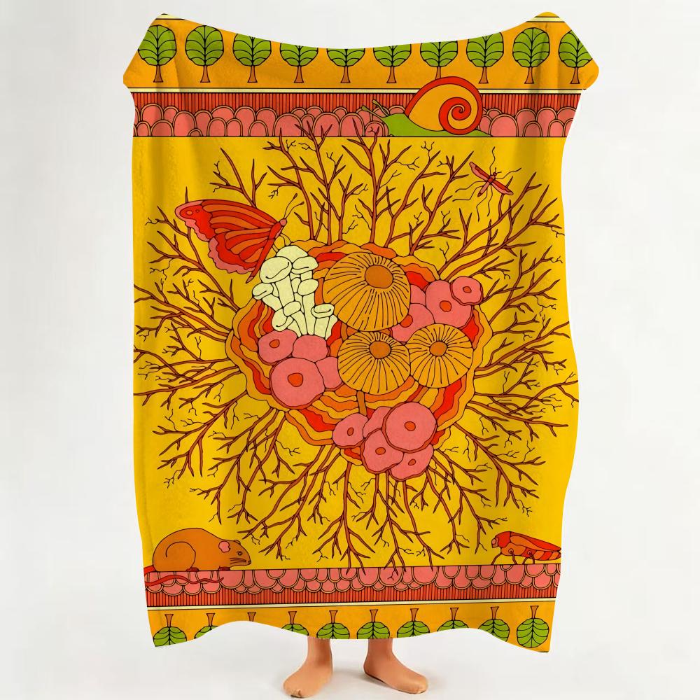 

Illustrator K Kate Dehler Throw Flannel Throw Blanket Suitable for Sofa Living Room Bedroom 75cmx90cm