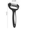 Stainless Steel Multifunctional Peeler Rotary Design 3 in 1 Peeler  Vegetable Preparation