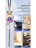 Crystal Rearview Mirror Air Freshener: Long-lasting Fragrance Pendant for Car Interior Decoration