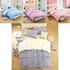 Elegant And Timeless Bedroom Pure Color Duvet Cover Pillowcases Quilt Cover Bedding Set