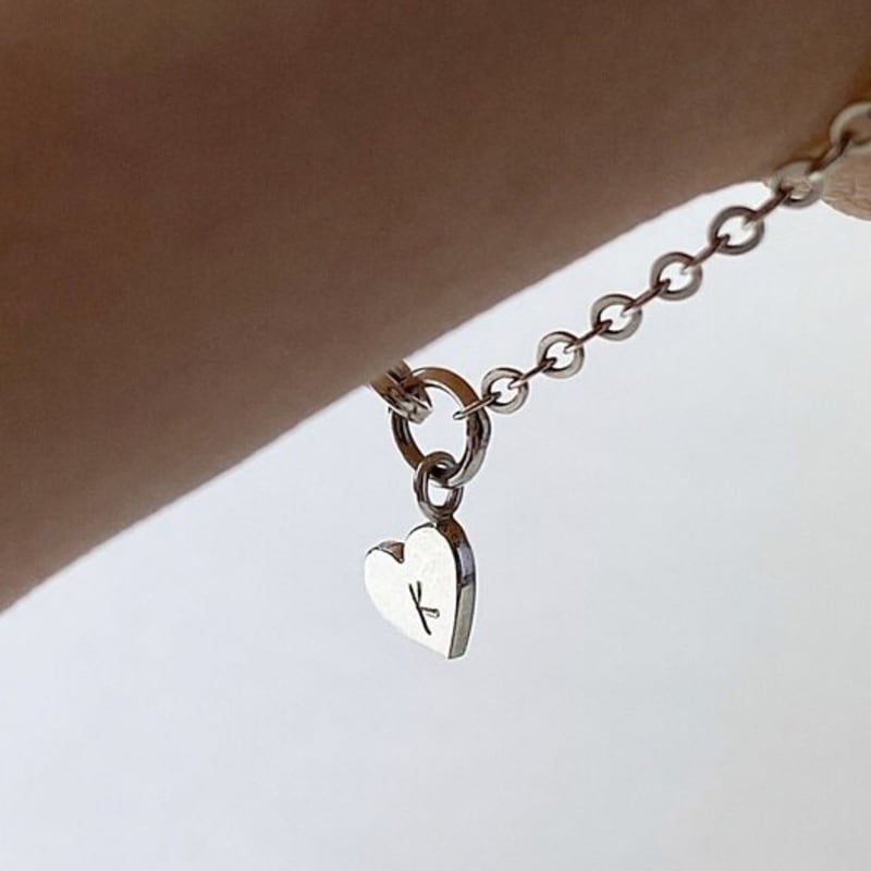 Oflune Heart Chain Bracelet