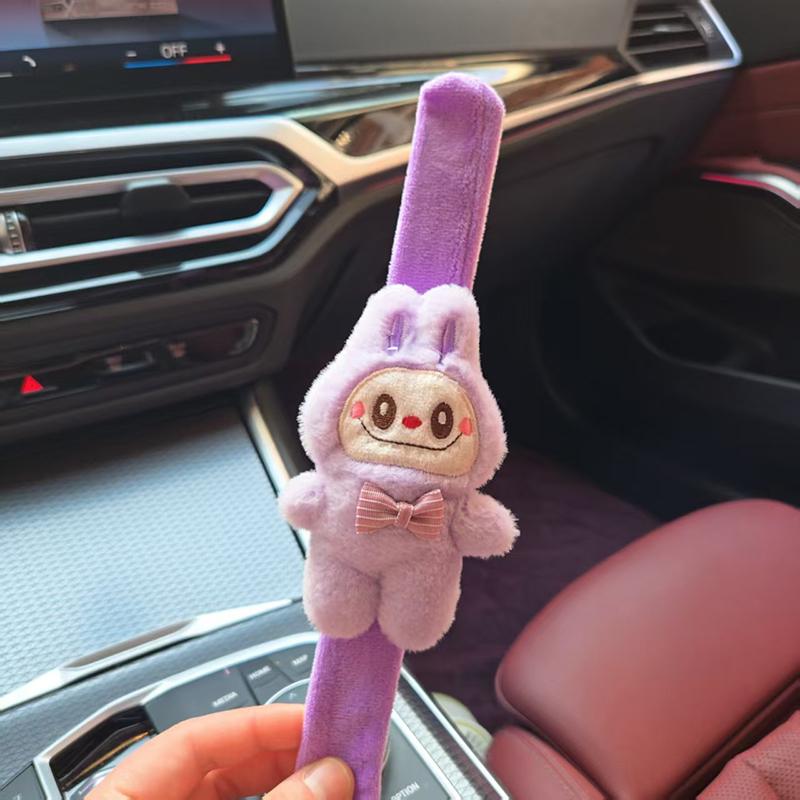 Cartoon Labubu Slap Snap Wrap Wristband Bracelet Cute Funny Toys Children Hand Ring Decoration