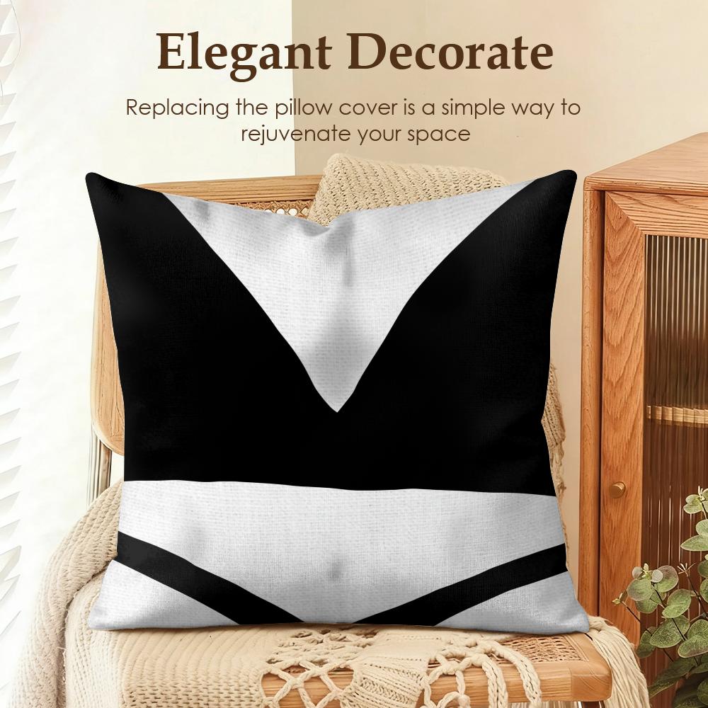 Sexy underwear funny girl Cushion Cover Natural Linen Organic Fabric DoubleSided Printing Sofa Home Decor Gift Pillow Case