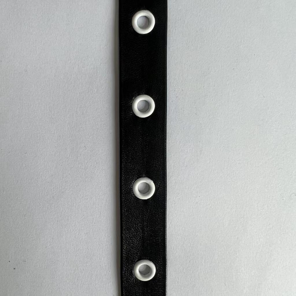 Composite Leather, Claw Nails, Rivets, Steam Eyes, Black Pu Leather Rope, Corns, Webbing, Clothing Accessories, Handmade Diy