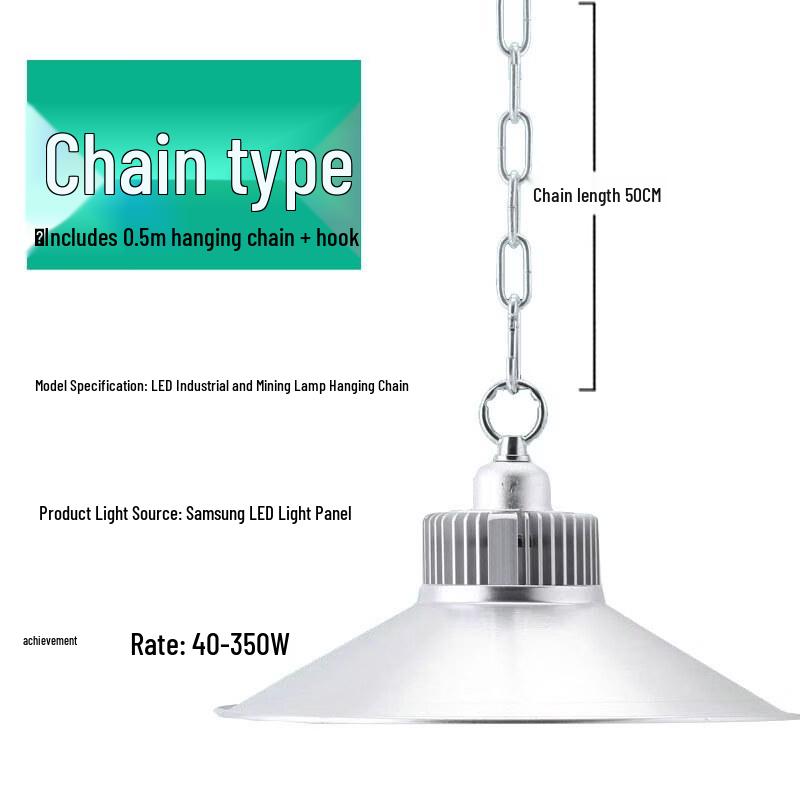 

Rongyu 100W Warm White LED Industrial High Bay Light